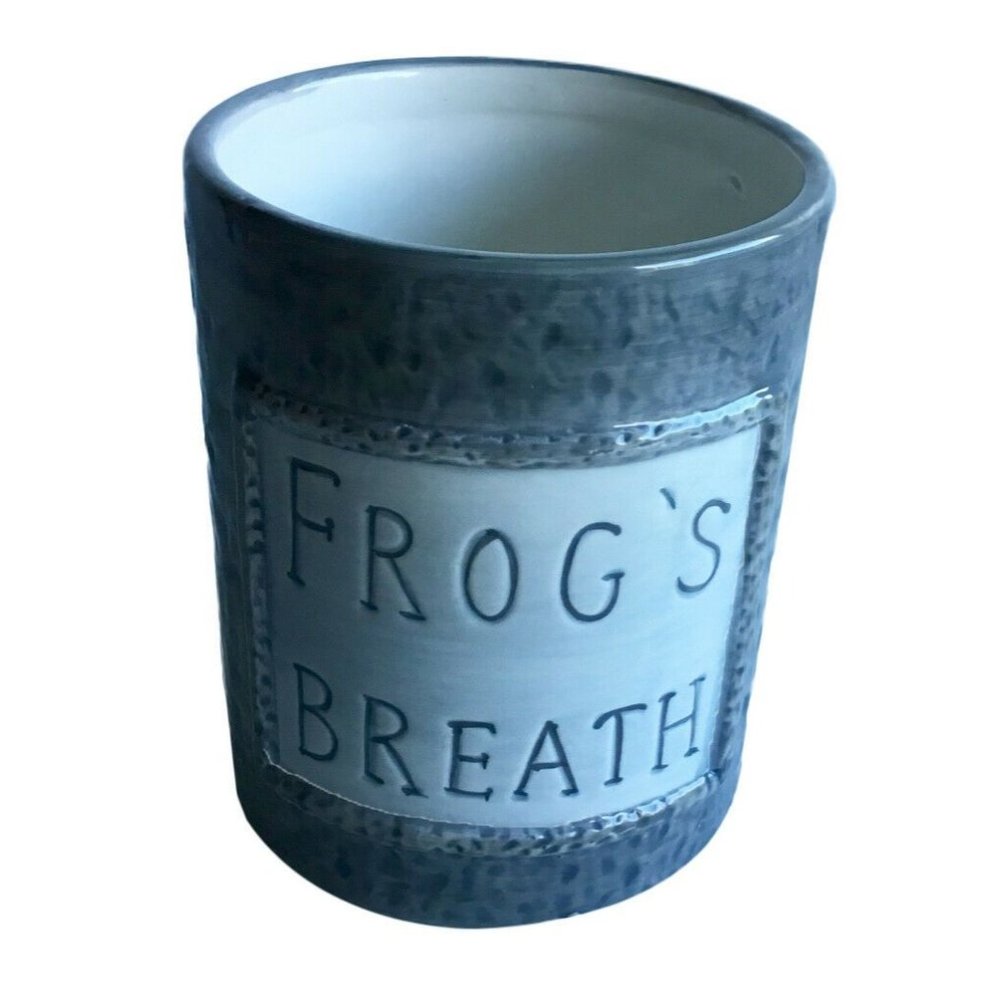 Nightmare Before Christmas Frog’s Breath Spice Ceramic Storage Jar NECA Damaged